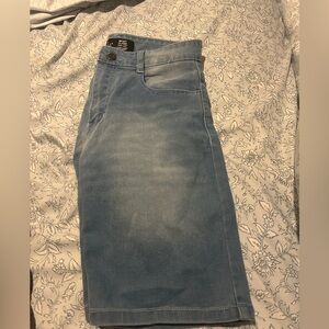 Light Wash Denim Shorts